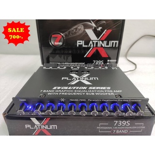 ขายปรีแอมป์รถยนต์ โม 7แบนรุ่นทอป ใหม่สุด PLATINUM X PX-739S เสียงดีสุดๆ ของใหม่