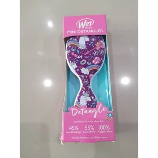 WET BRUSH [++สินค้ามีตำหนิ รอยถลอก และแพคเกจยับไม่มีผลต่อการใช้งาน] MINI DETANGLER [สินค้าตำหนิไม่ร่วมโปรของแถมGWP]