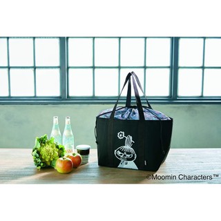 MOOMIN BIG Shopping Tote BLACK กระเป๋าช้อปปิ้งขนาดใหญ่ของมูมิน