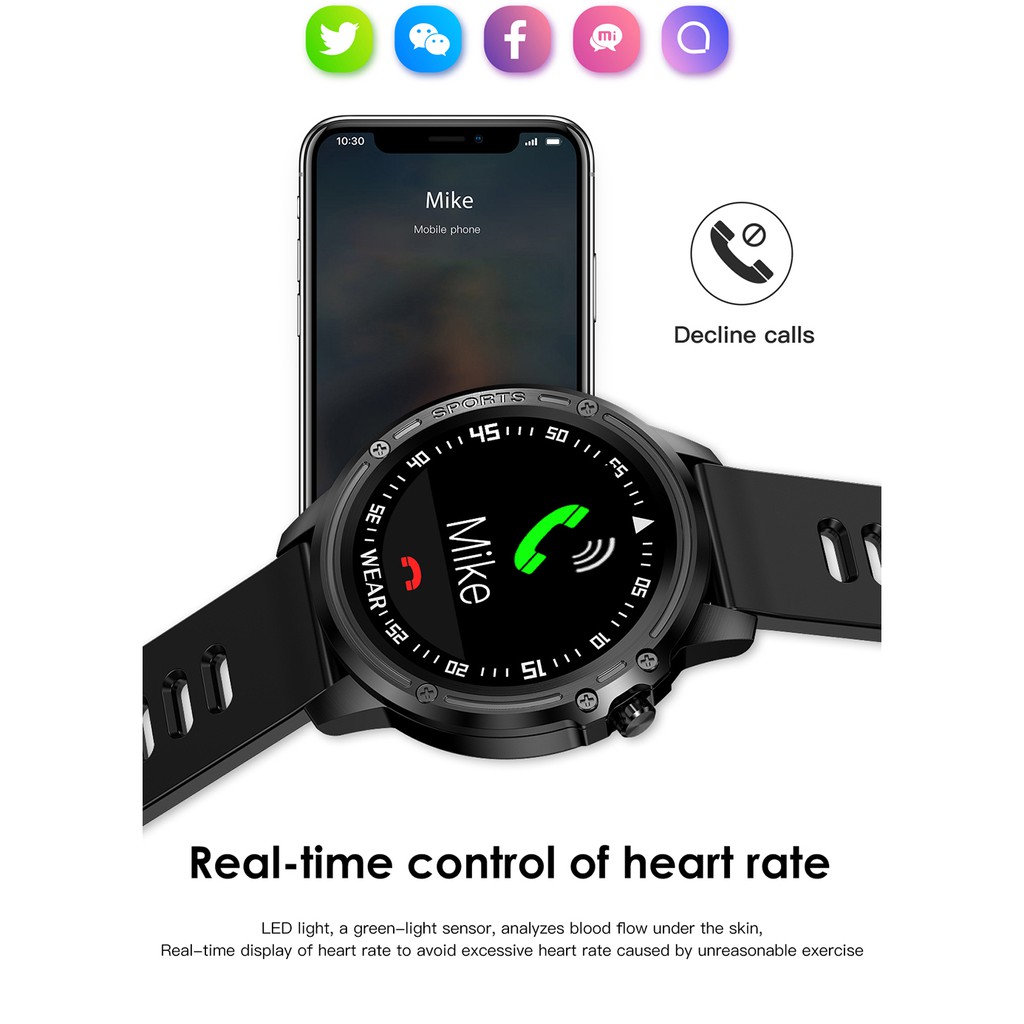 Smart watch L8 นาฬิกาอัจฉริยะติดตามการดูแลสุขภาพ และออกกำลังกาย login