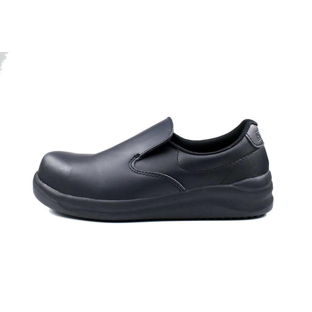 Midori Anzen รองเท้าเซฟตี้ กันลื่น รุ่น NHS-600 สีดำ / Midori Anzen Anti-slippery Safety Shoe NHS-600 Black