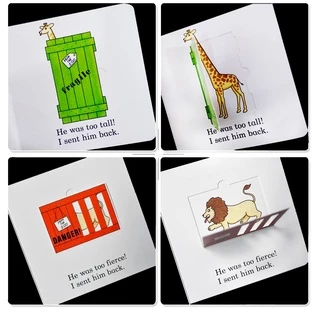 Baby English reading story card Books for Kids หนังสือเด็กภาษาอังกฤษ หนังสือเด็กเสริมพัฒนาการ นิทานภาษาอังกฤษ หนังสือ