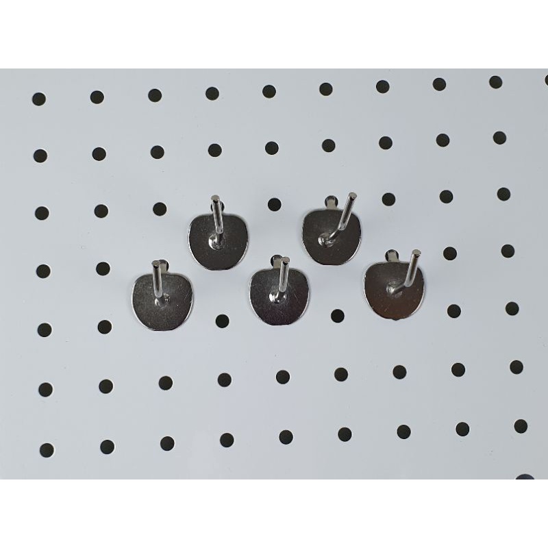 ตะขอ pegboard ขาเดียว ตะขอเหล็ก ที่แขวนของ ตะขอแขวนของ