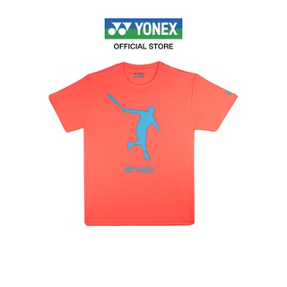 YONEX MENS T-SHIRT 22105  เสื้อคอกลม ผ้าโพลีเอสเตอร์ เนื้อสัมผัสนุ่มสบาย เหมาะสำหรับทั้งใส่ออกกำลังกายหรือชุดลำลอง