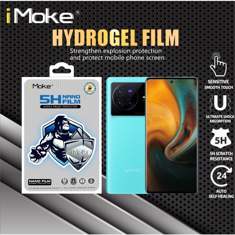 IMoke ป้องกันหน้าจอสําหรับ Vivo X90/X90 Pro/X80 Pro/X80/X70 Pro/X70/X70 Pro/X60 Pro/X60/X50/X50 Pro