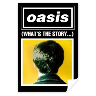 โปสเตอร์วงดนตรี Oasis WHATS THE STORY?