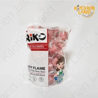 แอลกอฮอล์ก้อน Riko ติดนาน ไร้กลิ่นไร้ควัน ไร้เขม่า (ห่อละ 50 ก้อน)