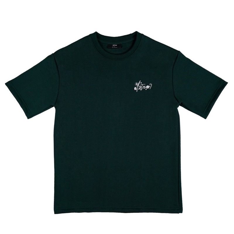 astro stuffs green premium logo tee christmas collection (green)