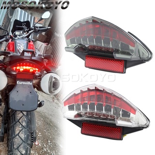 MD-ไฟท้ายเลี้ยว LED แบบบูรณาการสำหรับ BMW F800S/ST/GT K71 09-12 F800R K73 R 1200 GS K25 ADV K255รถจักรยานยนต์เบรกหยุด Li