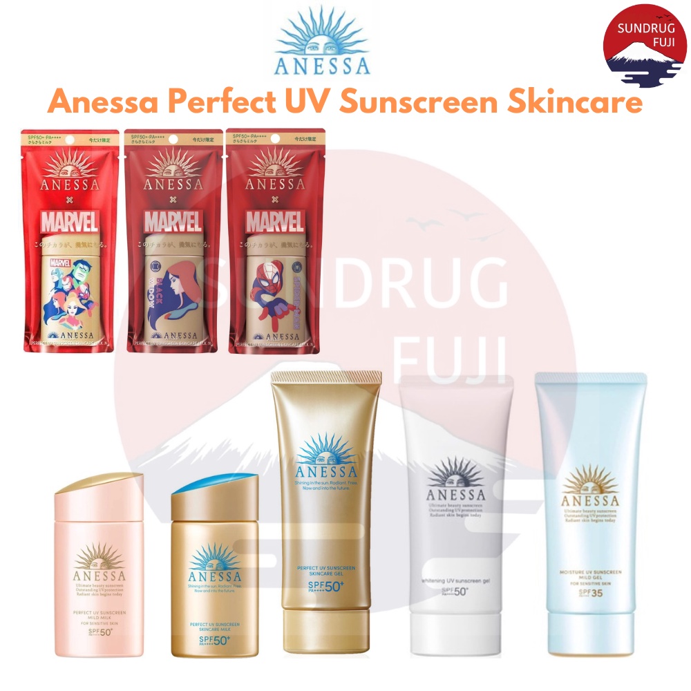 New anessa ส่งตรงญี่ปุ่นแท้ % กันแดด ANESSA perfect UV sunscreen akincare milk SPF50+PA++++ 60 Ml