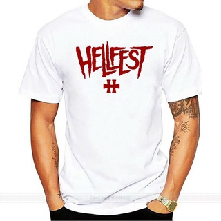 [S-5XL] เสื้อยืด พิมพ์ลาย Hellfest Heavy Metal Music Festival สําหรับผู้ชาย ไซซ์ S - 3Xl