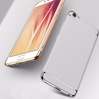 เคส Oppo F1s : A59 : A39 : A57 : F5 : F7 : A33 : mirror5 lite : A77 เคสมือถือ 3 IN 1 / PC ประกบหัวท้ายโครเมี่ยม