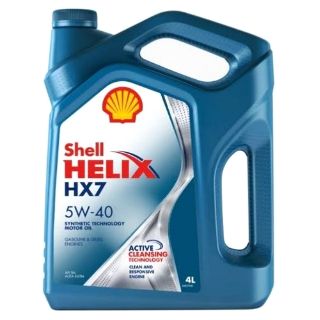 น้ำมันเครื่อง Shell HELIX HX7 5W-40 4ลิตร