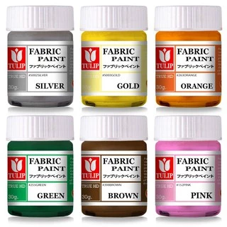 สีเพ้นท์เสื้อ สีเพ้นท์ผ้า 30กรัม กันน้ำ New Shades 2022