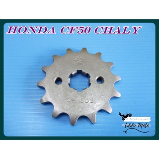 HONDA CF50 CHALY FRONT SPROCKET 14T "JOMTHAI"  // สเตอร์หน้า 14 ฟัน จอมไทย 14-1503 สินค้าคุณภาพดี