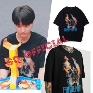 คอตต้อนคอกลมเสื้อยืด พิมพ์ลายผีเสื้อ Enhypen Jay Fahrenheit DTFS-5XL