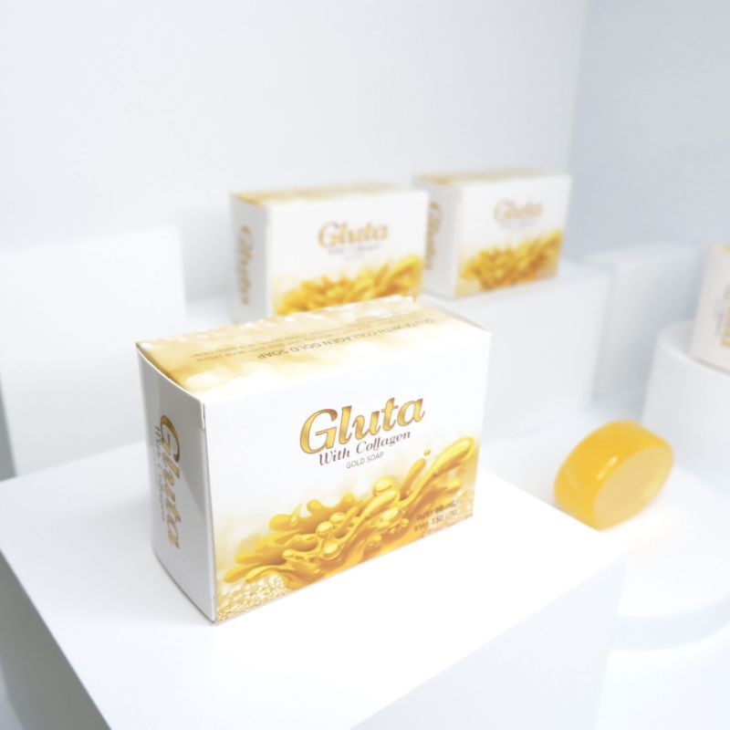 Gluta with Collagen gold soap