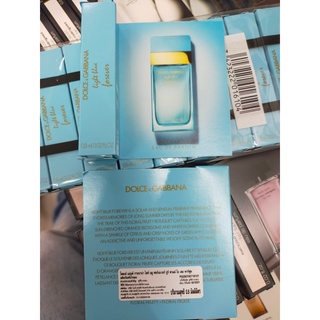 ของแท้ 100 % ขนาด 0.8ml น้ำหอม แท้ ฉลากไทย กลิ่นใหม่ Forever Dolce &amp; Gabbana Light Blue Forever Pour Femme EDP แท้ 100%