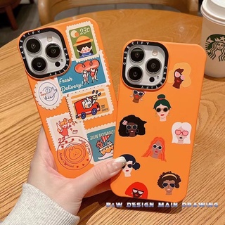 Casetify เคสโทรศัพท์มือถือ ซิลิโคนนิ่ม ผ้าสักหลาด ผิวด้าน กันกระแทก สี่มุม สําหรับ iPhone 13 12 11 Pro MAX IX XS MAX XR 6 7 8 Plus