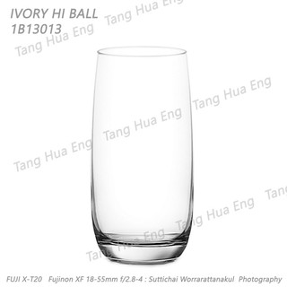 ( 6 ใบ ) Ocean แก้ว IVORY HI BALL, 370 มล. #1B13013 ยี่ห้อโอเชี่ยน บรรจุ 6 ใบ