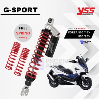 โช้คอัพ YSS Smooth G-SPORT สำหรับ Honda Forza 300/350 ปี 2018-ปัจจุบัน