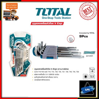 TOTAL กุญแจหกเหลี่ยมหัวท๊อค 9PCS รุ่น THT-106392