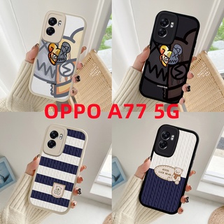 เคส OPPO A77 5G เคสโทรศัพท์ซิลิโคนกันกระแทก หมีรุนแรง KLQ