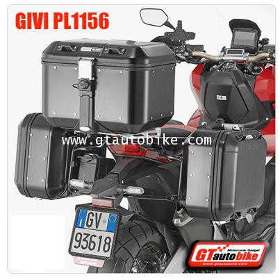 ชุดเหล็กติดกล่องรถมอไซค์​ PL1156 Pannier Rack for Honda X-ADV 750