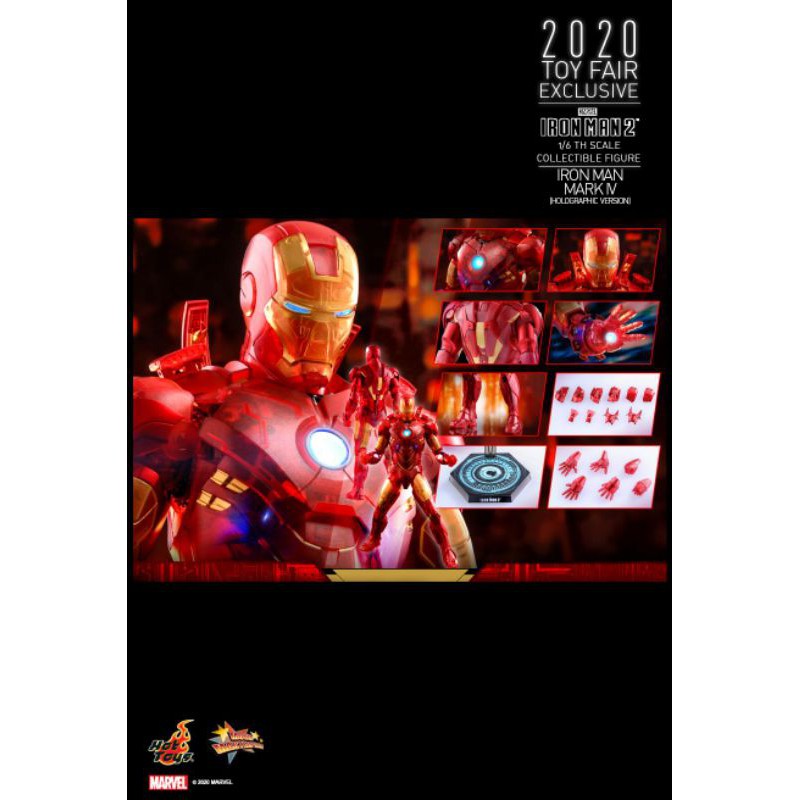 HOT TOYS MMS568 IRON MAN2 :IRON MAN MARK IV (HOLOGRAPHIC VERSION)