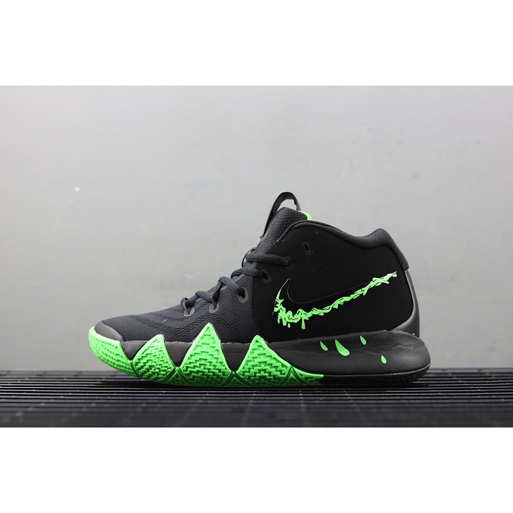 ✨READY STOCK✨ Nike Kyrie 4 Halloween Black/Rage Green Shoes