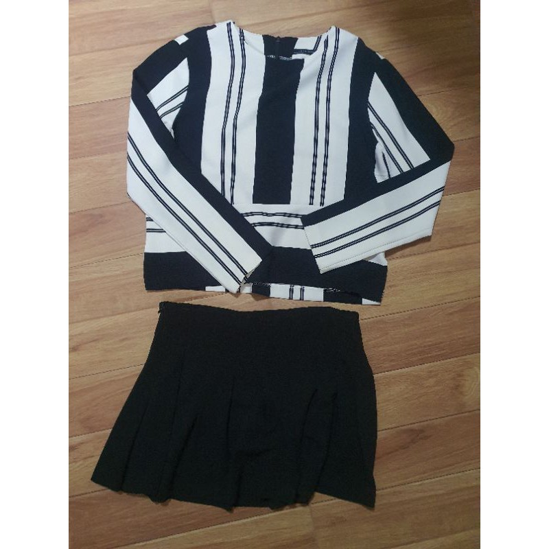 ชุดเซ็ท เสื้อกระโปรง zara
