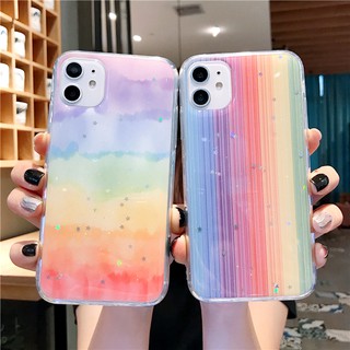 Rainbow Star เคท Huawei Nova 7i Case Nova7 Nova 7SE Soft TPU Case เคท Nova7i Nova 5T  Nova3i เคสซิลิโคน