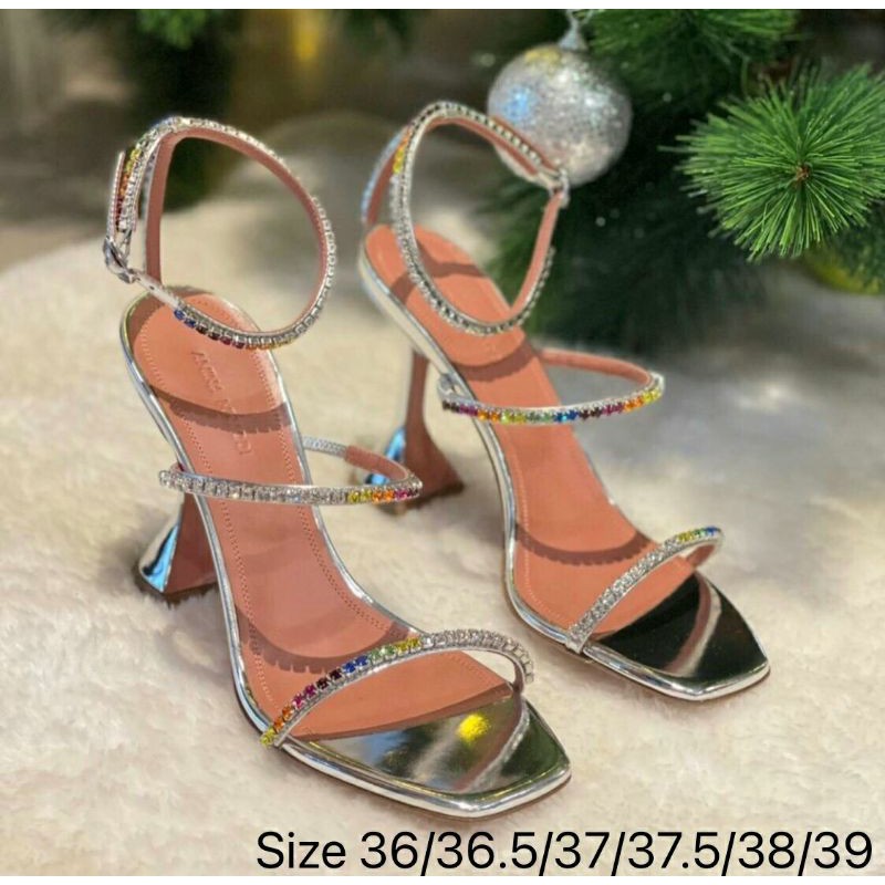 NEW AMINA MUADDI HEELS