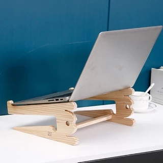 แบบไม้ แท่นวางโน๊ตบุ๊ค ที่ระบายความร้อนโน๊ตบุ๊ค ขาตั้งโน๊ตบุ๊ค laptopstand