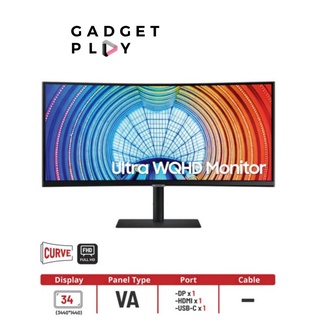 [กรุงเทพฯ ด่วน 1 ชั่วโมง] Samsung Monitor Flat Double FHD 34 รุ่น LS34A650UXEXXT VA 100Hz รับประกันศูนย์ไทย 3 ปี