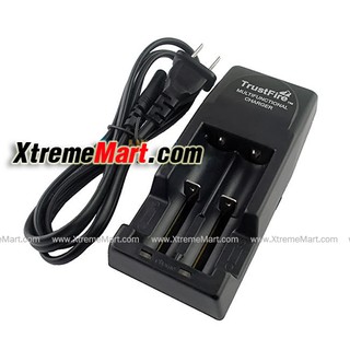 เครื่องชาร์จ TrustFire All-in-One TR-001 Charger สำหรับแบตเตอรี่ 10430/10440/14500/16340 /17670/18650/CR123A รุ่นสีดำ