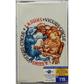 Cassette Tape เทปคาสเซ็ตเพลง L.A. Guns Vicious Circle ลิขสิทธิ์ LA Guns