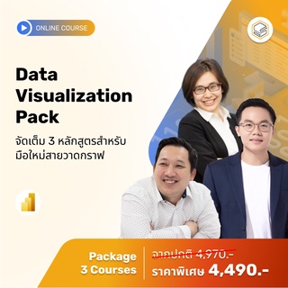 คอร์สแพ็ก Data Visualization Pack