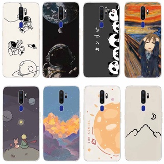 เคสโทรศัพท์ซิลิโคน TPU แบบนิ่ม สําหรับ OPPO a1k a5 a9 2020 a31 2020 a8