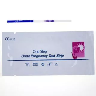 พร้อมส่ง 5 ชิ้น/ชุด ที่เทสตั้งครรภ์ ตรวจตั้งครรภ์ แผ่นเทสตั้งครรภ์ HCG pregnancy test แถมฟรีถ้วย