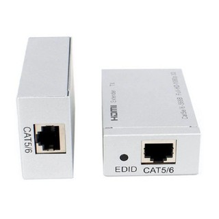 HD extender 60m ใช้ สาย lan cat 5e-6 ต่อยาวได้ถึง 60m รุ่นใหม่