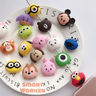 ตัวถนอมสายชาร์จ ลายการ์ตูนดิสนีย์ Tsum Tsum สําหรับ iPhone