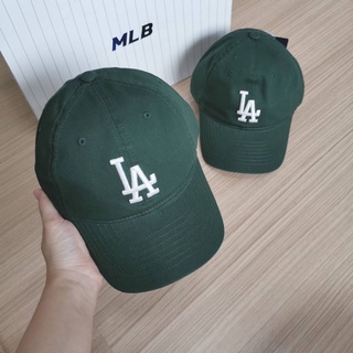 พร้อมส่ง💥💥หมวก MLB แท้💯%สีเขียวโลโก้ LA ใหญ่