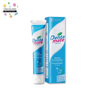 [ยาสีฟันสมุนไพร] Dentamate(เดนตาเมท) Herbals Toothpaste ขนาด 100 กรัม [EXP.30/05/2025]