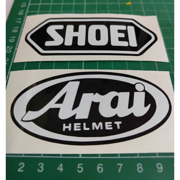 ตัดสติ๊กเกอร์ Arai Shoei
