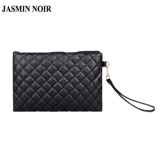 Jasmin Noir กระเป๋าถือกระเป๋าสะพายไหล่แฟชั่นสําหรับสตรีขนาดเล็กลายสก็อต Tote