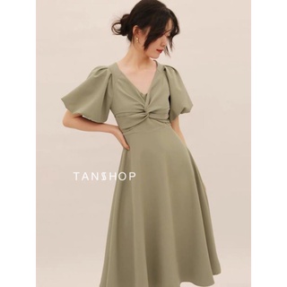 TANSSHOP​ -​ Puffy​ Sleeve​ Swing Skirt #D818