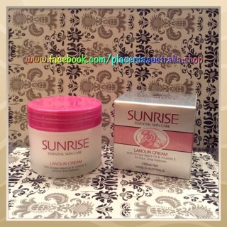 SUNRISE Lanolin Cream With Grape Seed &amp; Vitamin 24 Hr 100 ml