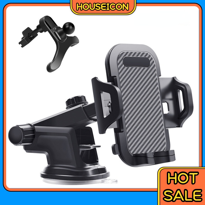HI 🔥พร้อมส่ง🔥ที่จับมือถือในรถยนต์ ที่จับมือถือ 3 in 1 เอนกประสงค์ ในรถยนต์ Car Phone Holderยืดและหมุนได้ 360 องศา