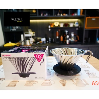 *สินค้าพร้อมส่งจากไทย* HARIO V60 Metal Dripper 02 VDM-02HSV